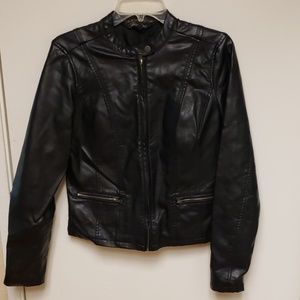Baccini faux leather jacket